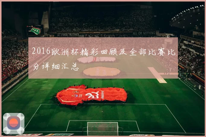 2016欧洲杯精彩回顾及全部比赛比分详细汇总